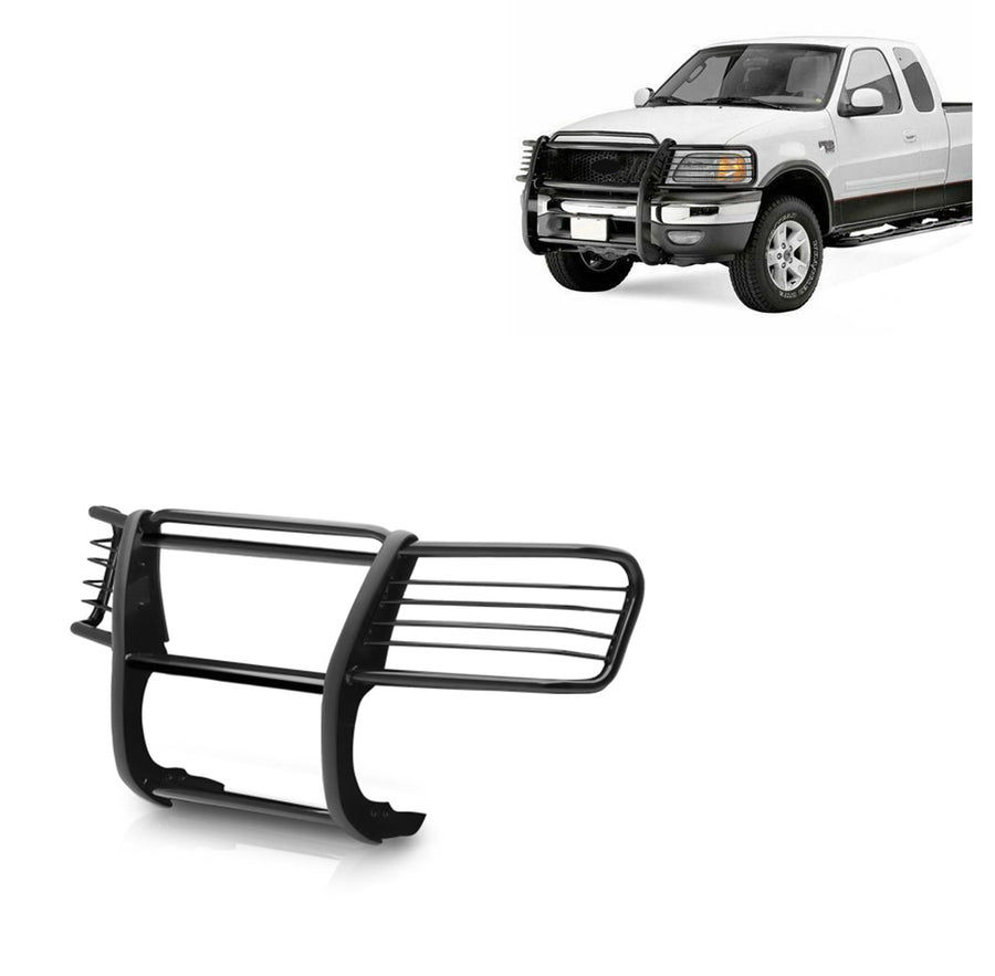 Grille Brush Black Horse Bumper Guard Modular Compatible with 1999-2002 Ford Expedition|1999-2004 Ford F-150|1999-2007 Ford F-250 Super Duty-17FP27MA
