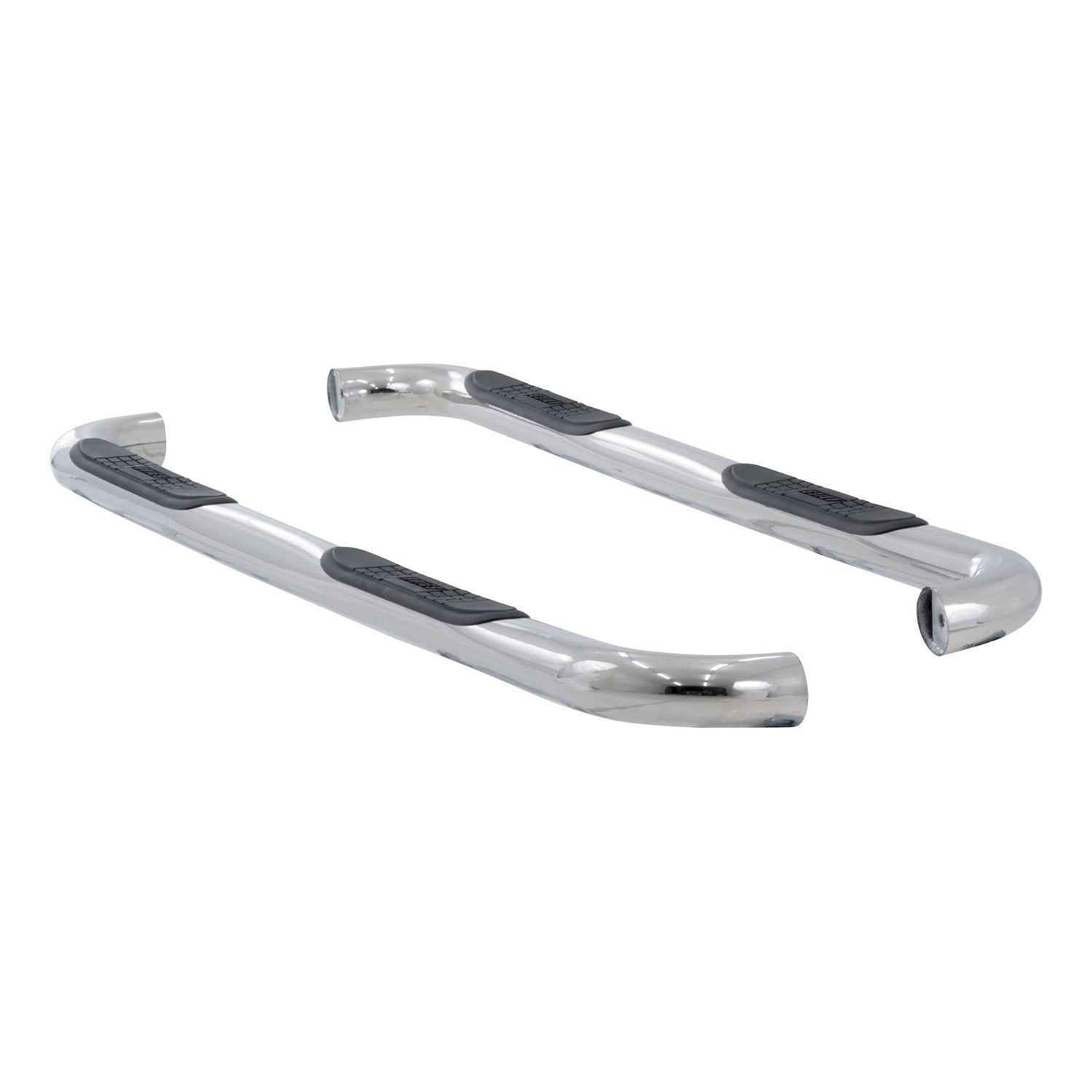 204052-2 ARIES Round Nerf Bars (3 Inch Polished Stainless Steel)