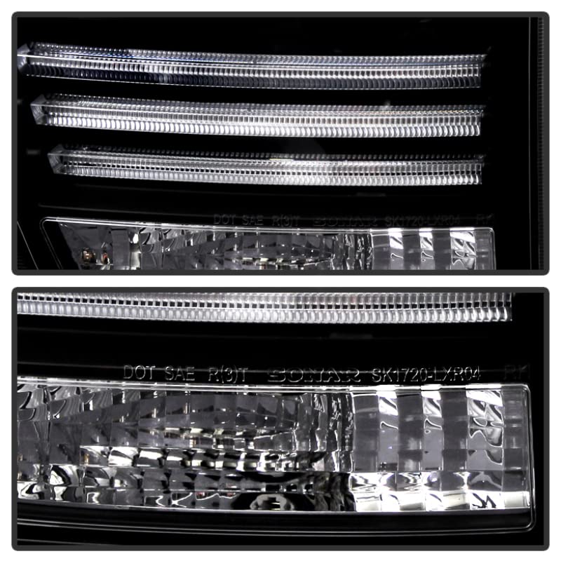 Lexus LED Tail Light Spyder Auto ALT-YD-LRX04-LED-BK