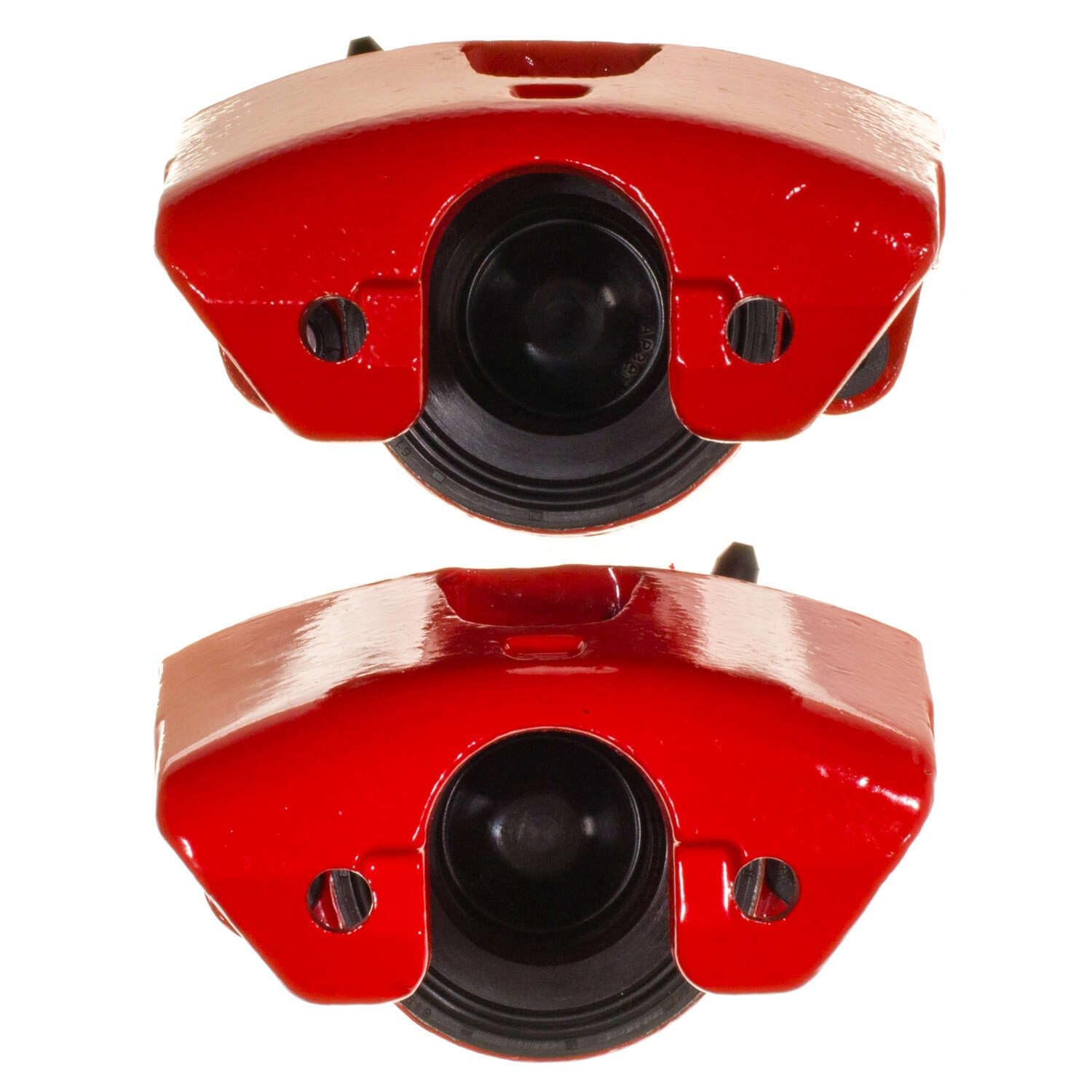 Power Stop S15181 Front Pair of High-Temp Red Powder Coated Calipers