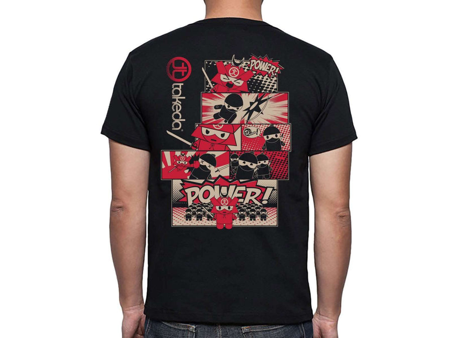 aFe Power Short Sleeve T-Shirt Takeda 'Attack' Black L 40-31244BL
