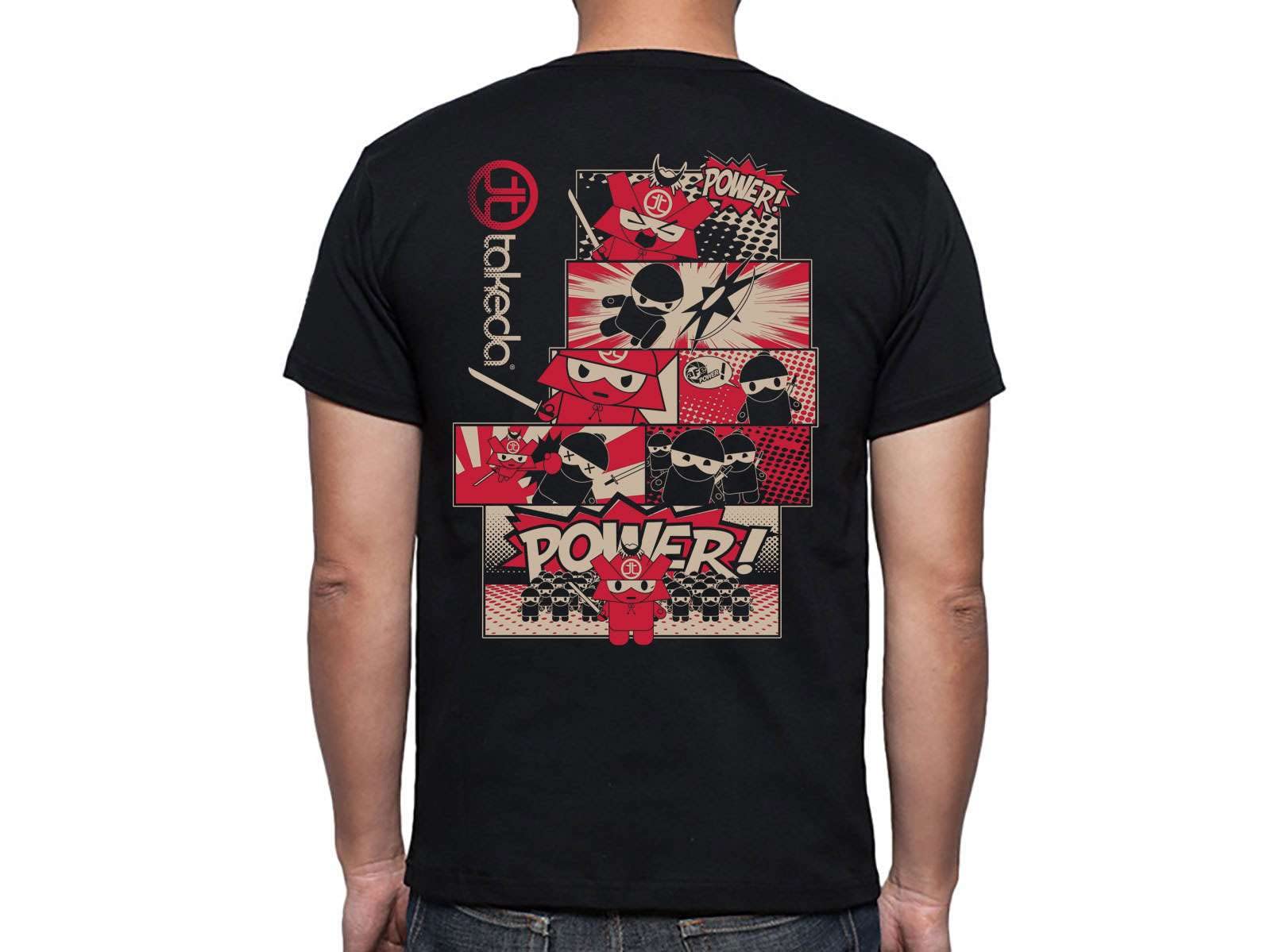aFe Power Short Sleeve T-Shirt Takeda Black XL 40-31244BX Attack
