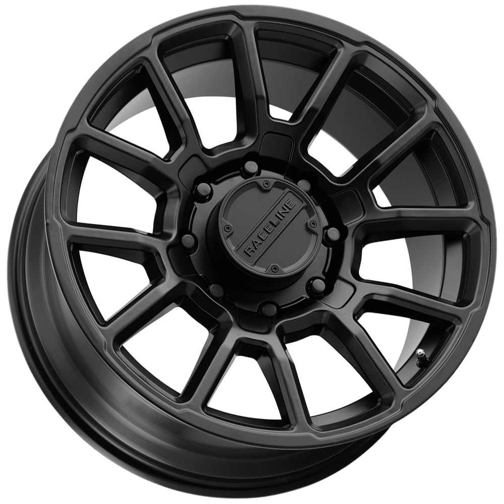 Gauge Raceline Wheels 950 Satin Black Wheel (18 x 9. inches /8 x 180 mm, 18 mm Offset)