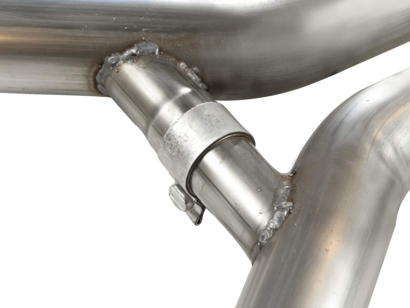 3" aFe (49-43049-B) Cat-Back Exhaust System with Black Tip for Ford Mustang GT Stainless Steel