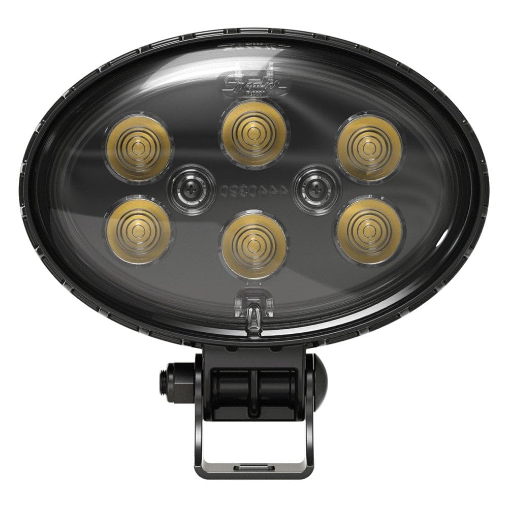 J.W. SPEAKER Model 735 12-24V LED 5" x 3" Work Light with Flood Beam Pattern 1706591-