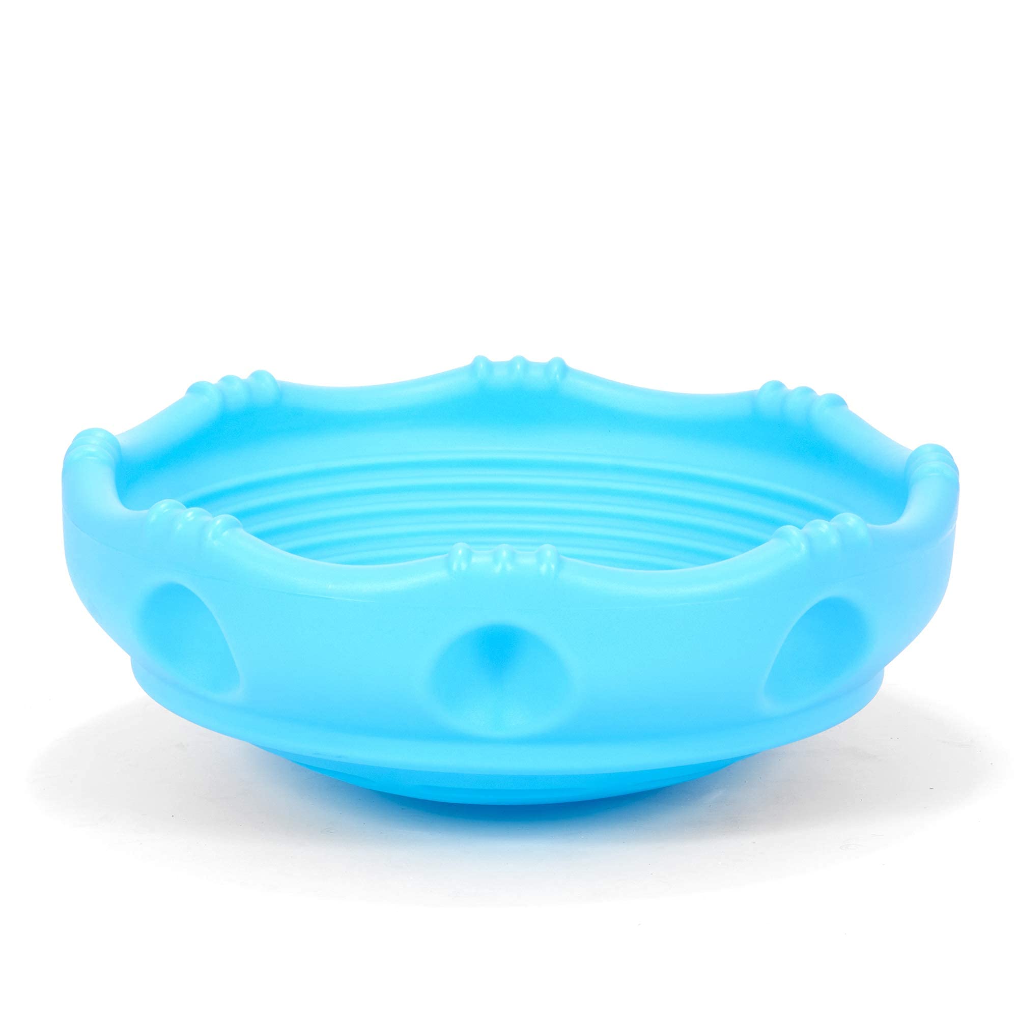 Simplay3 Rock Around Two Sided Wobble Disk and Climbing Dome for Toddlers and Kids - Rocking and Climbing - Indoor/Outdoor, Made in USA (Blue, 1 Pack)