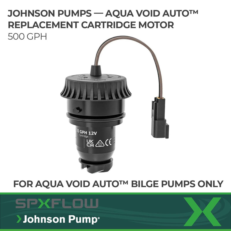 Aqua Void Auto Johnson Pump Replacement Cartridge Motor - 500 GPH