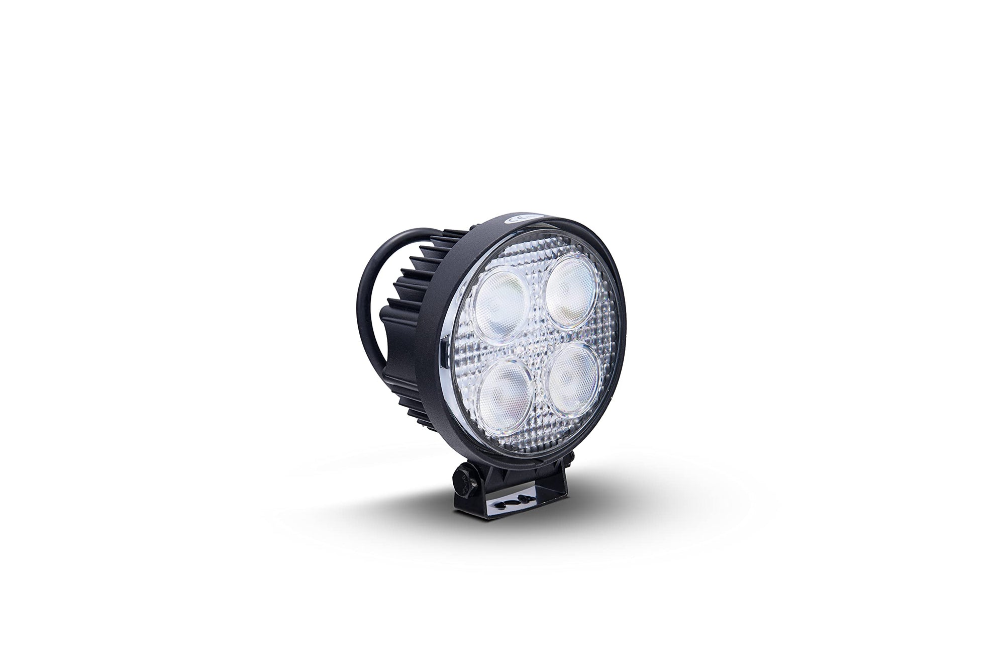 A.R.E. Lighting Rival System | 23705-81256 2 | 4.8" LED Round Work Light, 1800 Lumens (does not come with wiring harness/switches),Black Housing/White Light