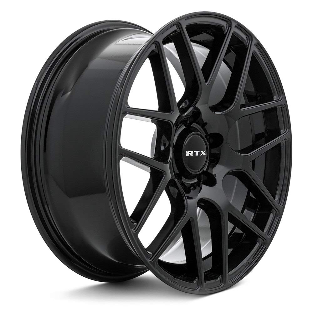 Custom RTX Envy Wheel - 20x8.5, 38 Offset, 5x112 Bolt Pattern, 66.6mm Hub - Gloss Black Rim