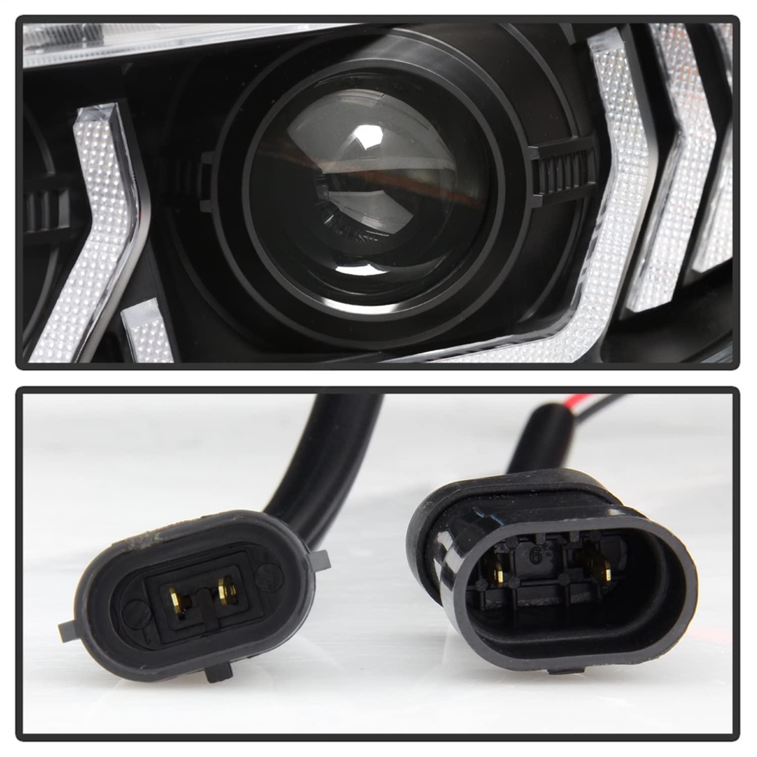Projector Headlight Spyder - (PRO-YD-HC16AP-SEQ-BK)