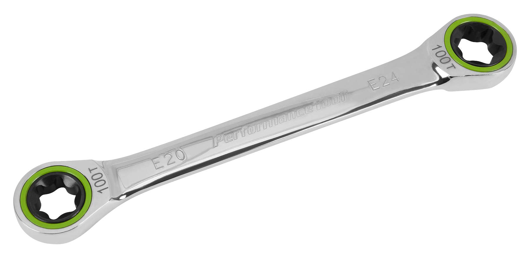 1/2-Inch Drive Performance Tool W30453 100-Tooth Quick Release Ratchet with E20 and E24 External Star Sizes for Tight Spaces and Corrosion Resistance