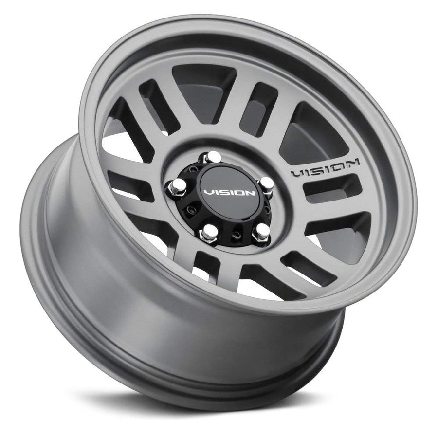 355 Manx 2 Overland Vision 16x8 8x6.5" +0mm Gunmetal Wheel Rim 16" Inch
