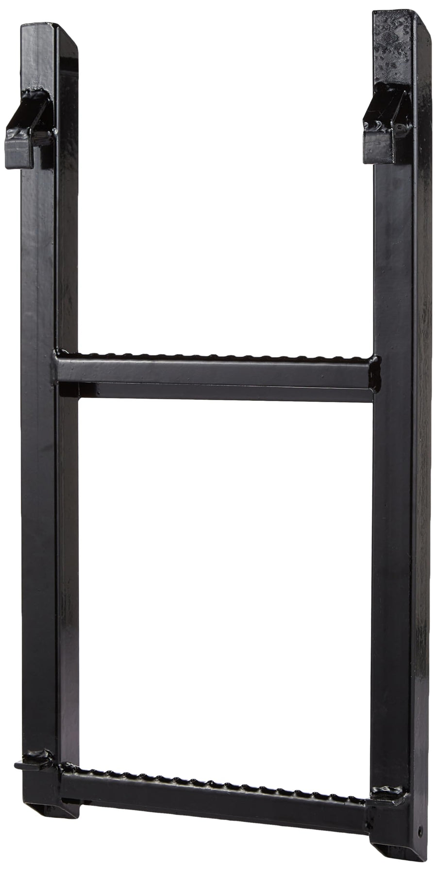 Buyers Products 2-Rung RS2 Retractable Truck Step, 17.38 x 30.25 Inch, Non-Slip Treads, 14 Inch Bolt Center, 400 lb Capacity, Stainless Steel or Black/White/Yellow Powder-Coated Finish, Easy Install