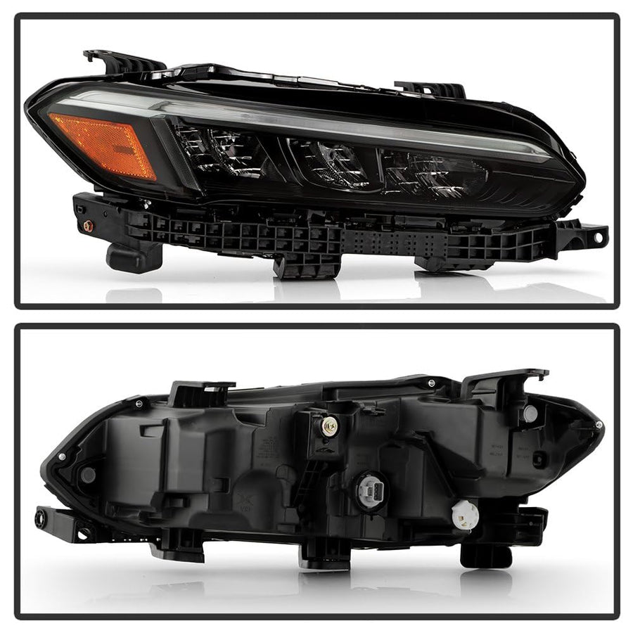 Honda Civic 22-24 (Fit Sport/Touring) Spyder Full LED w/LED DRL Headlight - OE Black Right