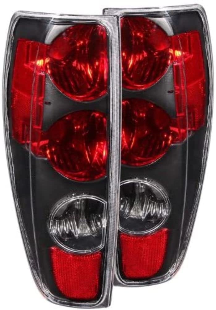 Black Euro Tail Light Set-Clear Lens ANZO USA 211007