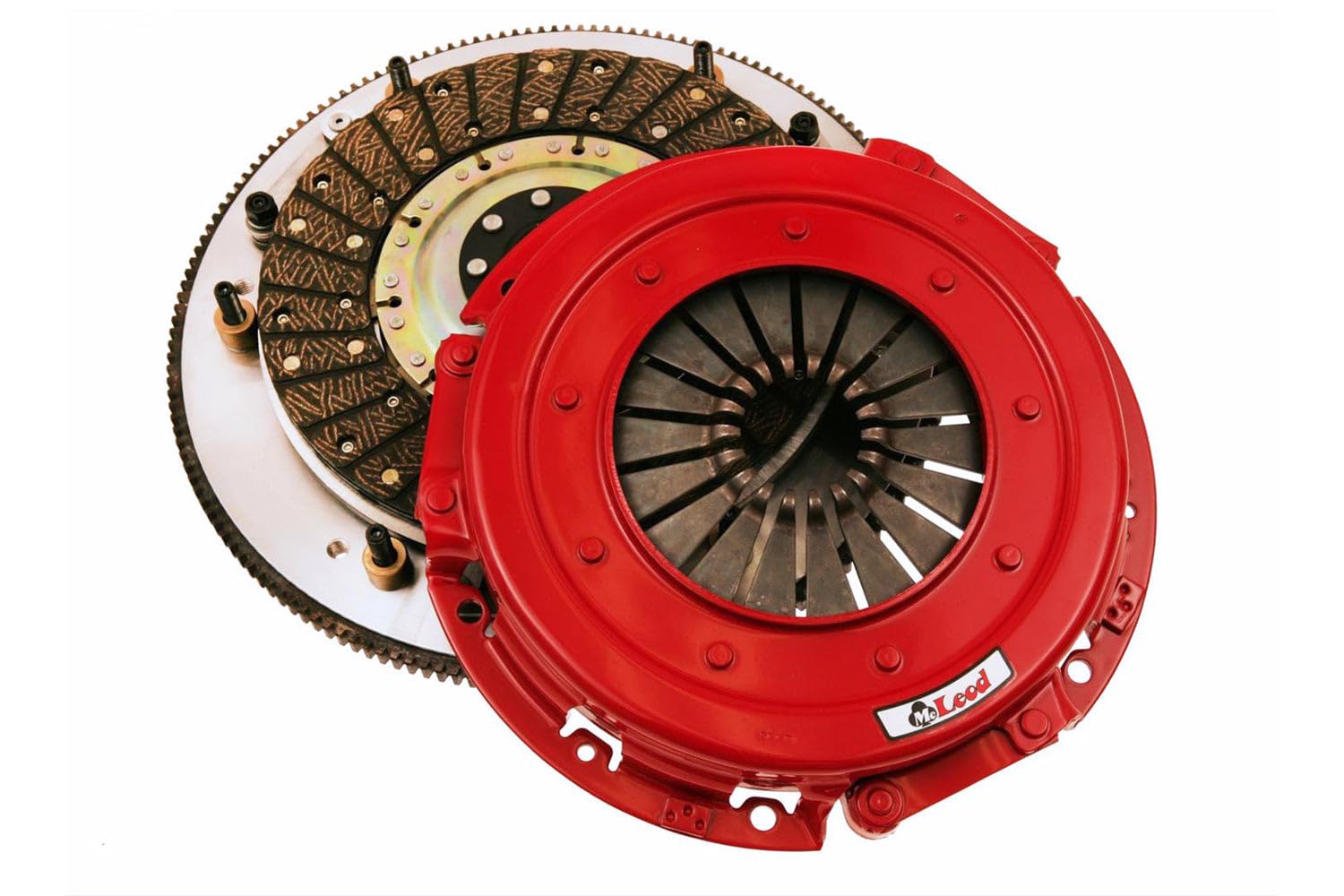 RXT Twin Disc Clutch Kit McLeod 12-17 Challenger 1-1/8 x 26 Spline 0 BAL w/130T 8 Bolt AL Flywheel (6344907M)