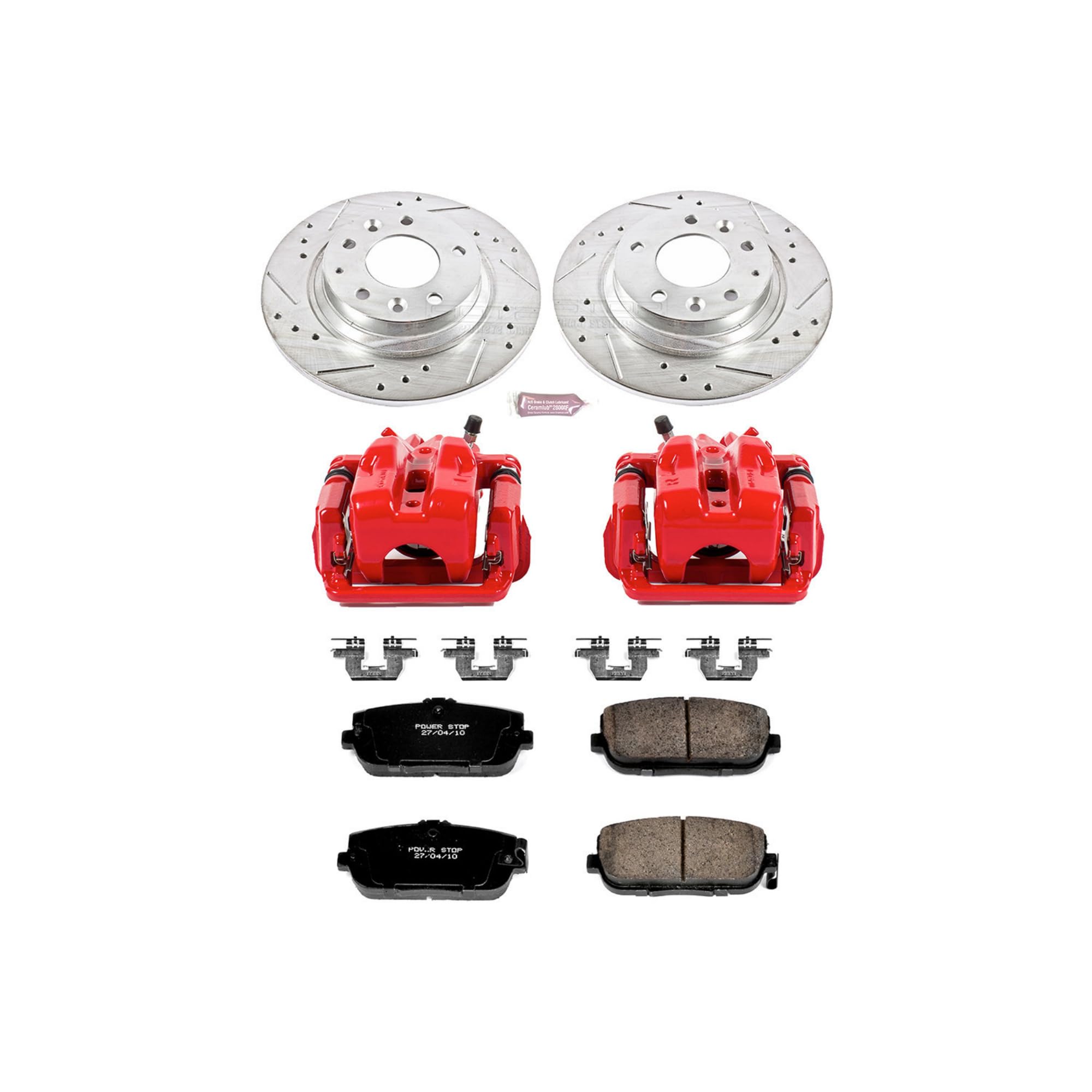 Power Stop Z23 Evolution Sport Brake Kit with Calipers For Mazda MX-5 Miata 2006-2015 [Model Specific]