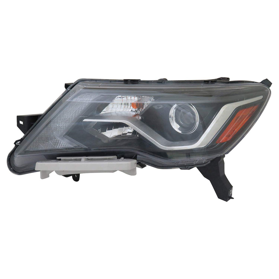 Left TYC Headlight Assembly Compatible with 2017-2019 Nissan Pathfinder