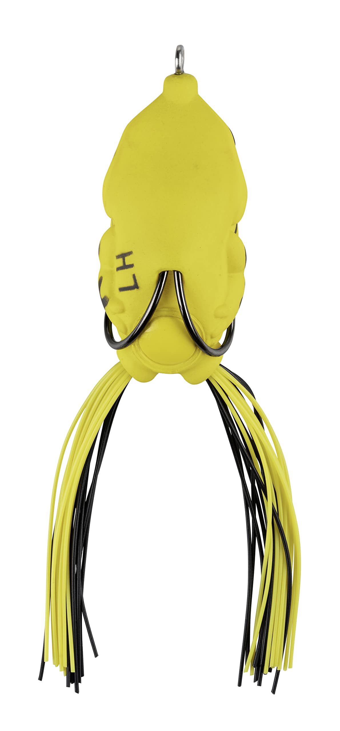 Frog Lure LUNKERHUNT with Short Skirts | Compact Frog Top Water Bass Fishing Lures | Compact Body, Weedless Hooks, Soft Hollow Body Freshwater Fishing Bait for Trout, Pike (Cane)