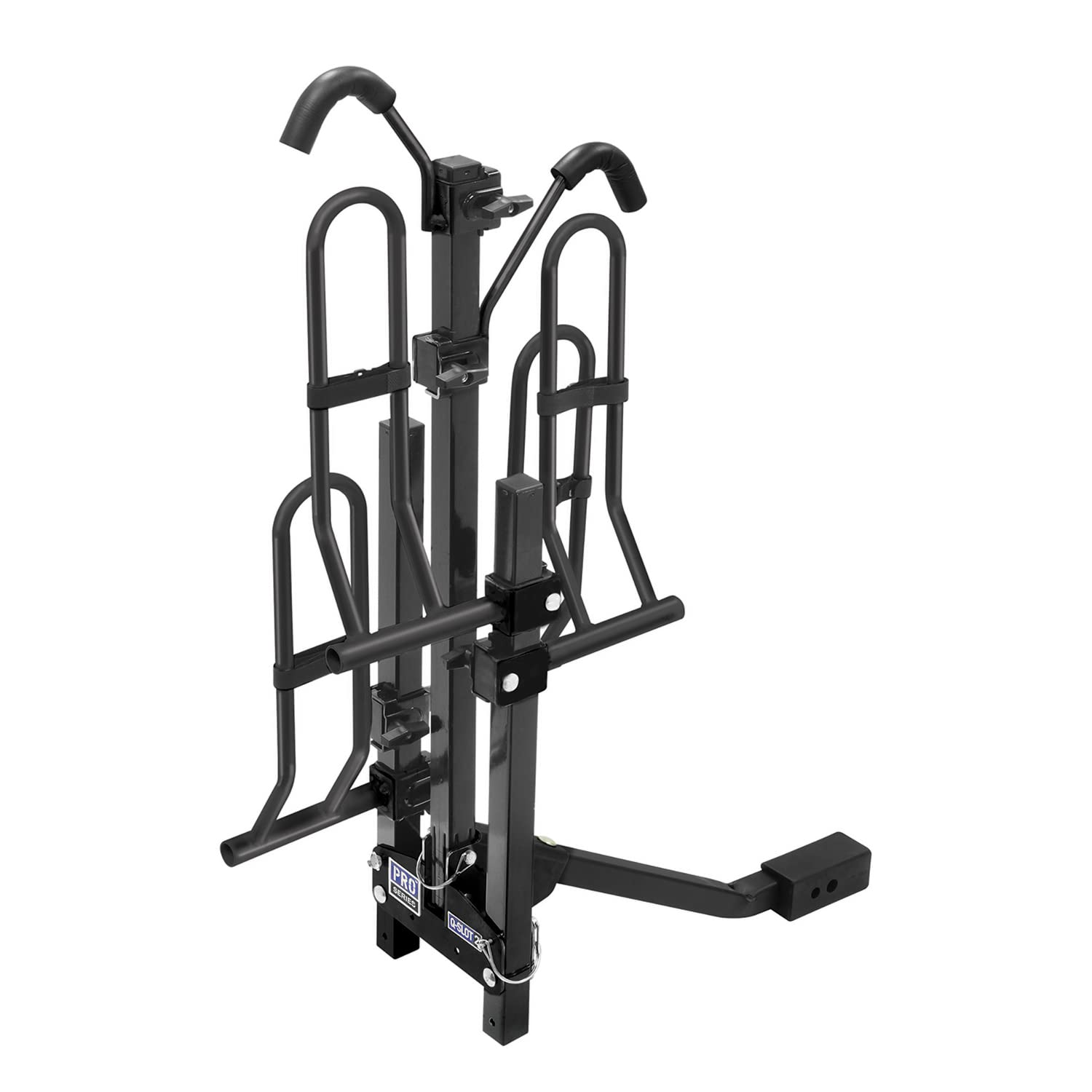 Pro-Series 63134 Pro Series Q-Slot 2 Black 2-Bike Hitch Mounted Bike Carrier