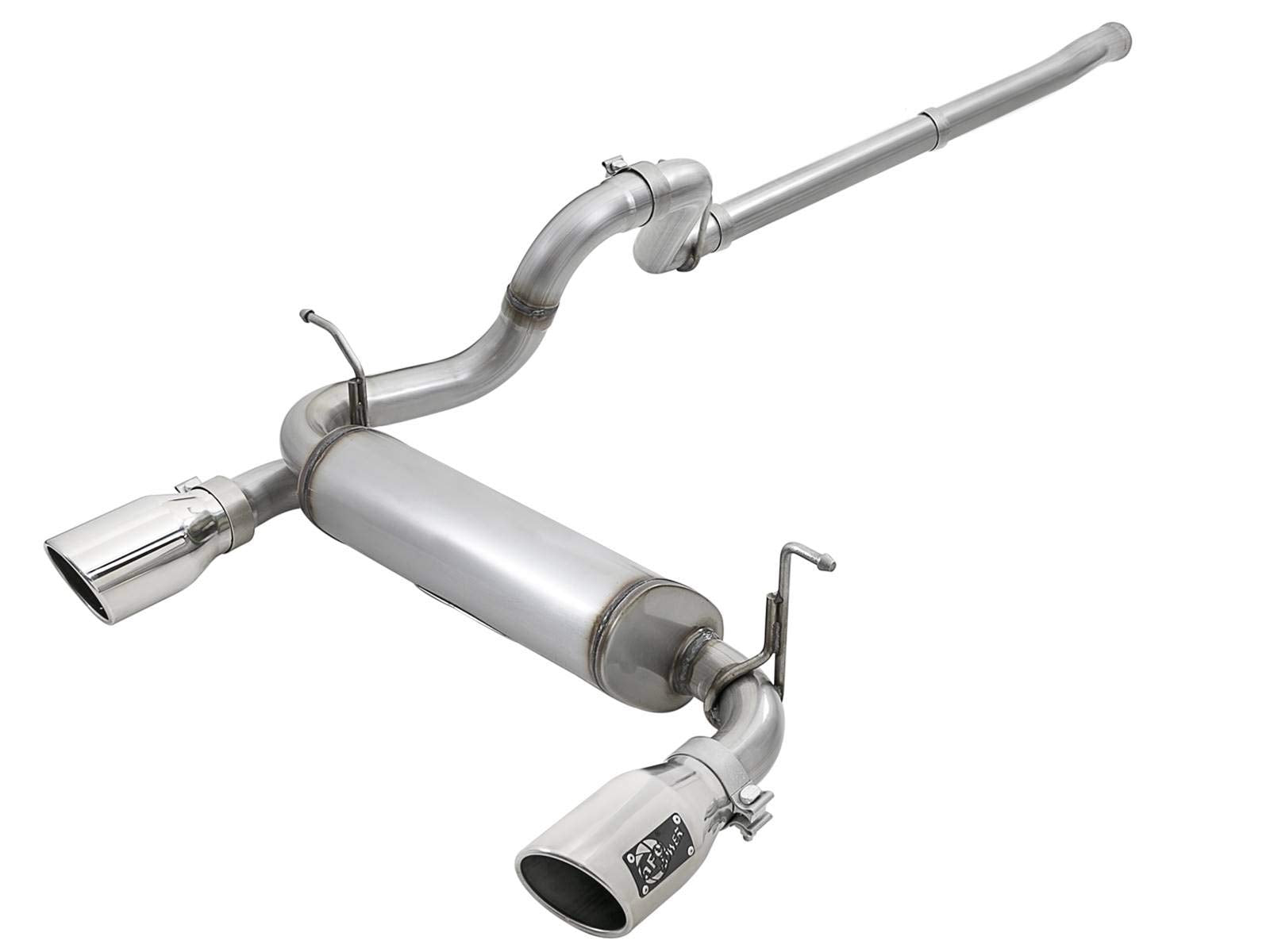 Rebel Series aFe Power 49-48076-P Performance Cat-Back Exhaust System