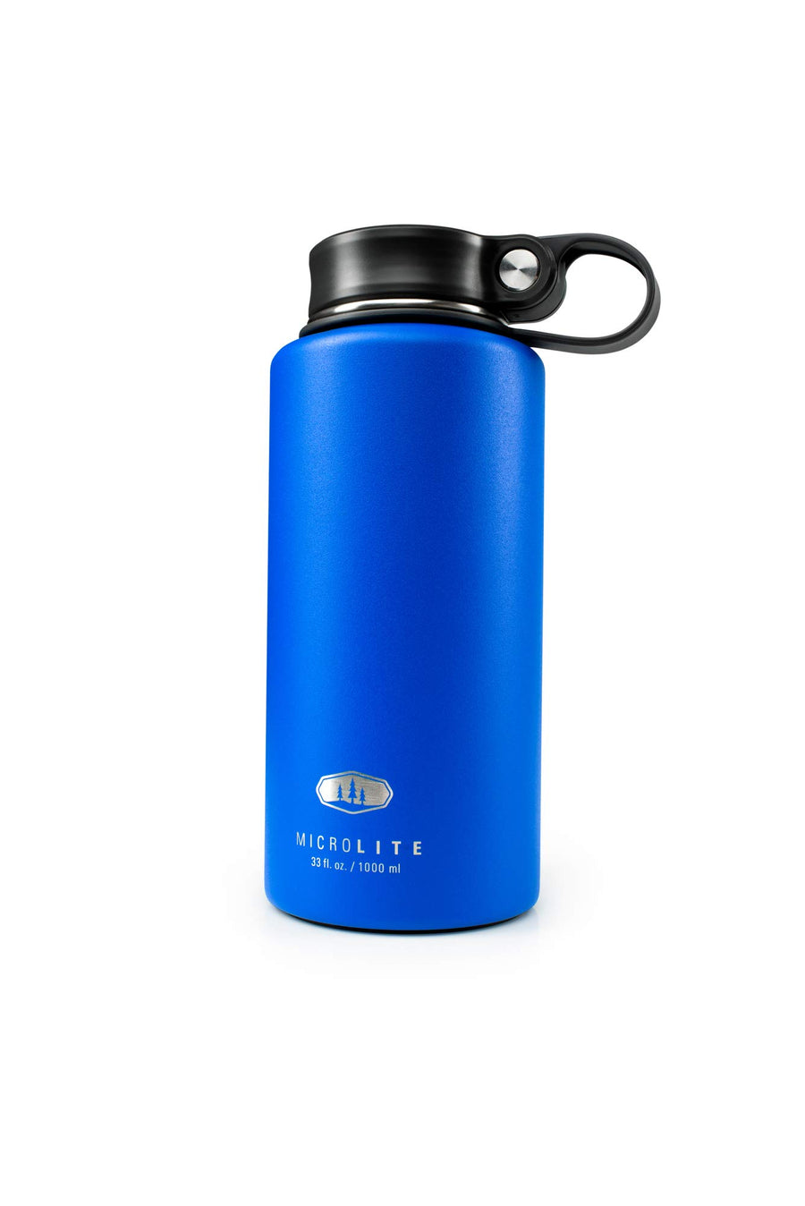 Microlite 1000 Twist GSI Outdoors 33 fl.oz. Vacuum Insulated Stainless Steel Water Bottle, True Blue