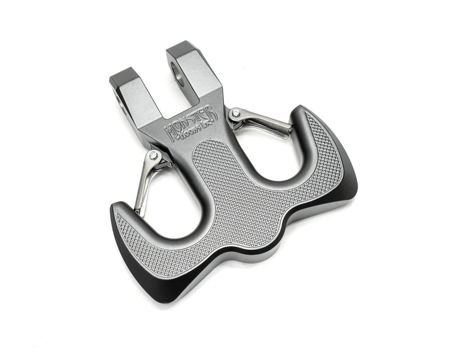 Hammerhead Hook – Gray Monster Hooks | 16,000 lbs. Capacity | Dual Latch | 6061 Aluminum | Powder Coated