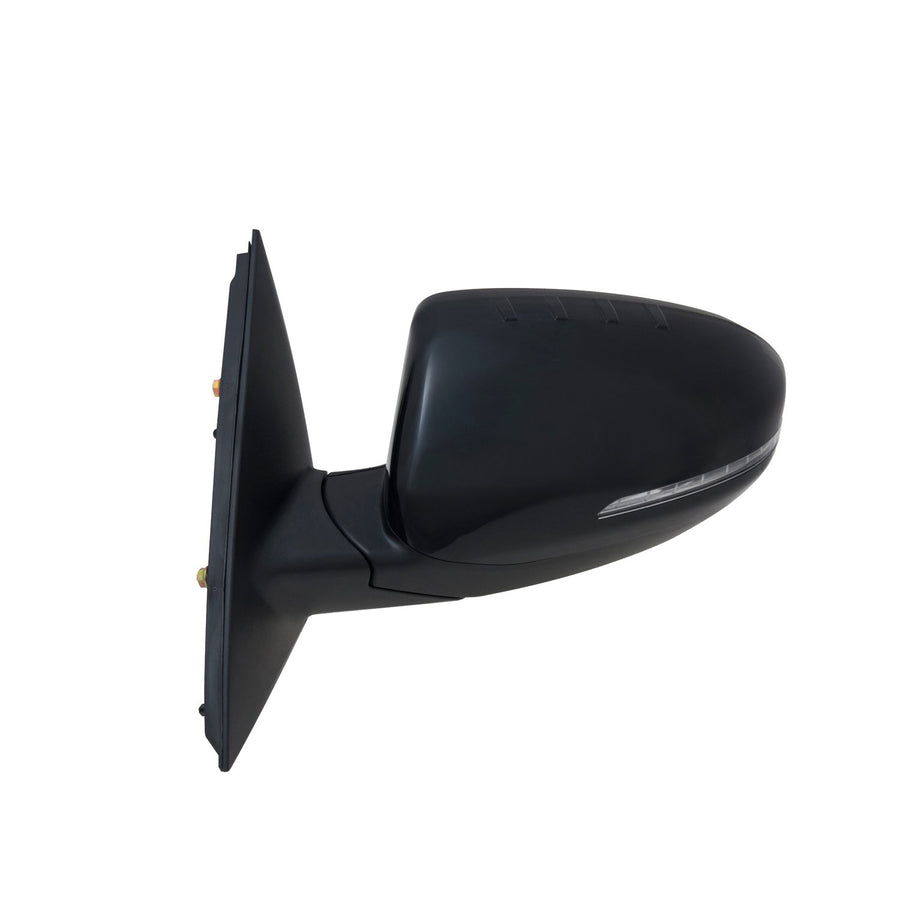 Fit System Driver Side Mirror for Optima Kia, Hybrid, Textured Black w/PTM Cover, w/Turn Signal, Foldaway, Heated Power