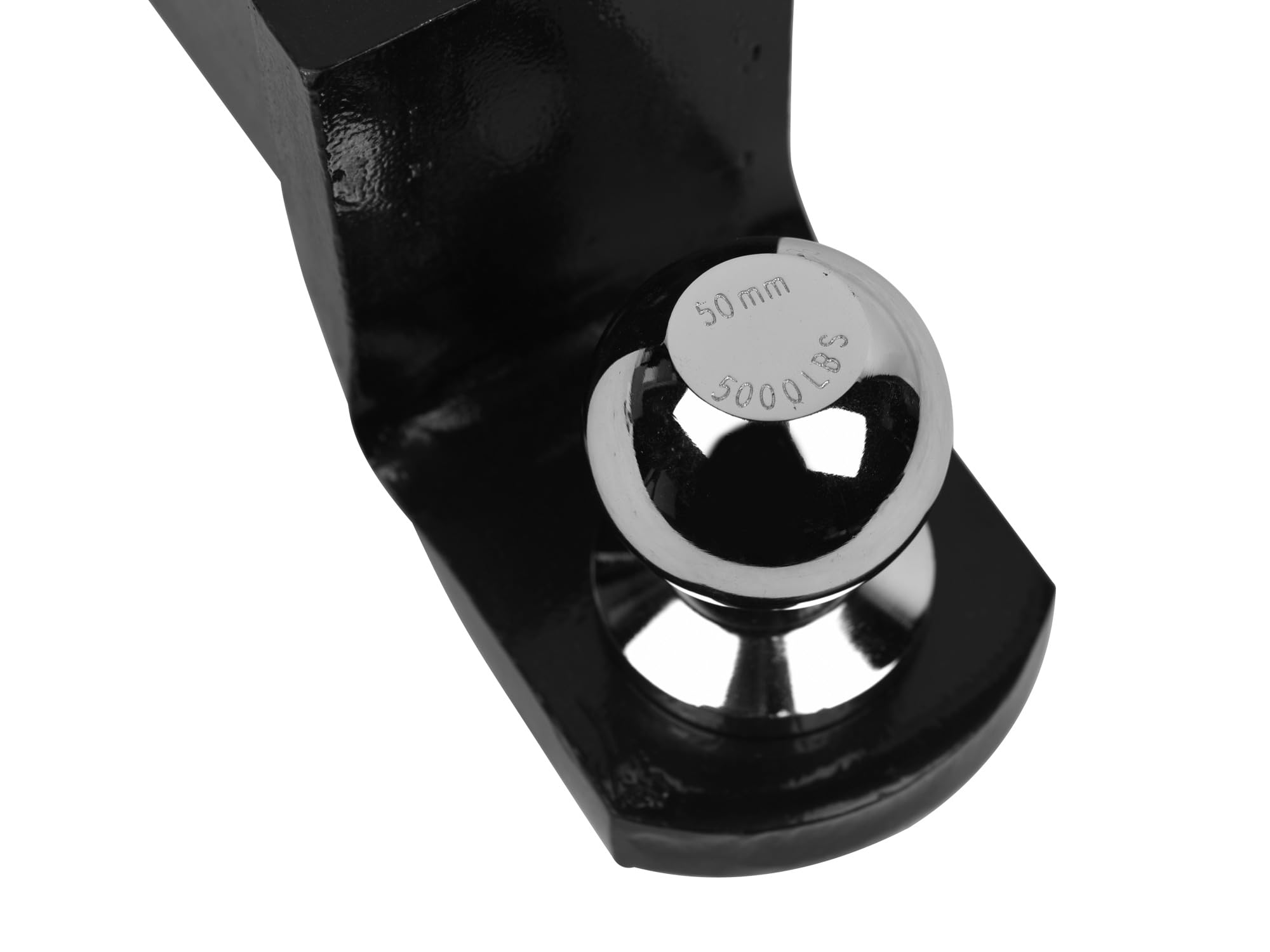 3" Drop Down Armordillo Loaded Ball Mount Trailer Tow Hitch with 2.5" Receiver Tube Universal Fit - Black