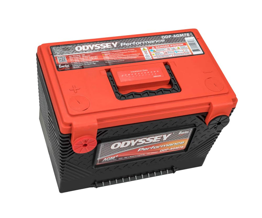 Performance Series Odyssey Battery, AGM, 12V, 1500 Cranking amps, Side Threaded Terminals, 10.80 in L x 7.40 in H x 6.80 in W, Each