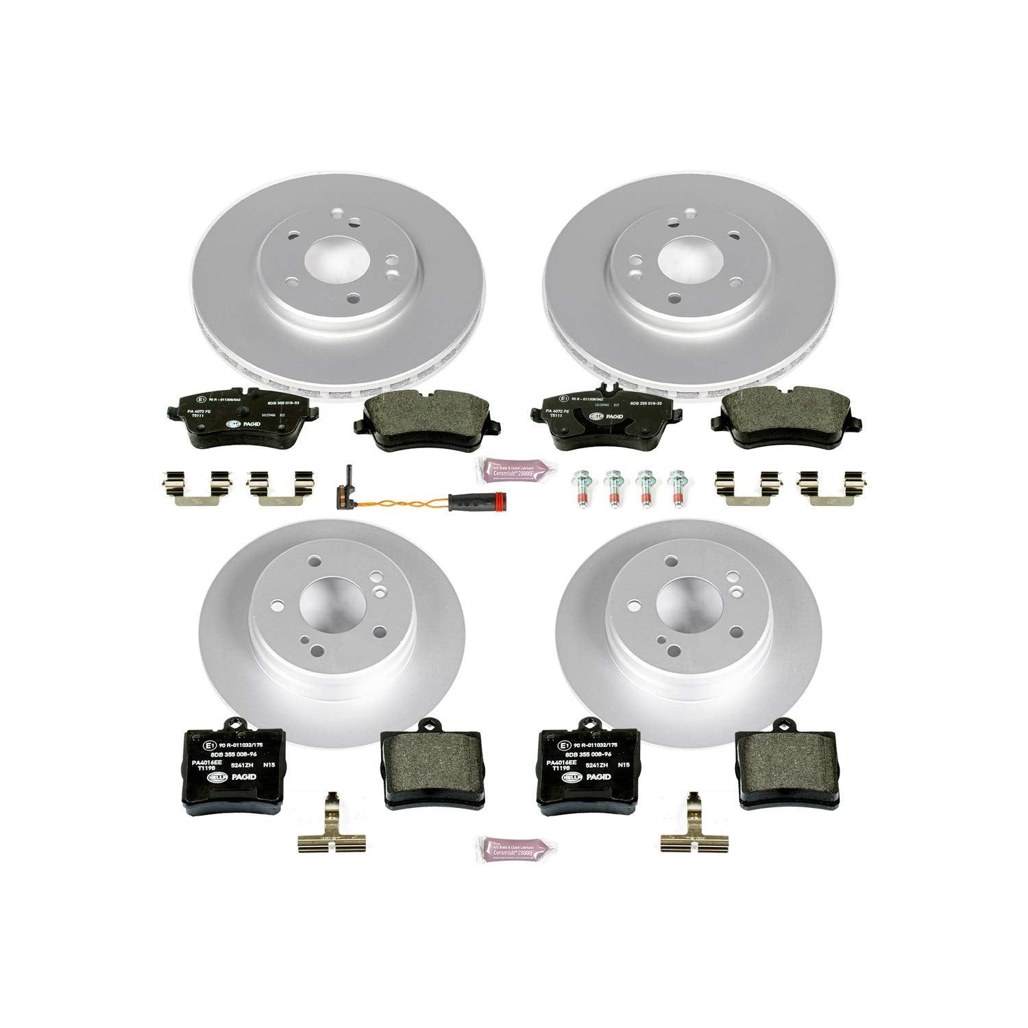 Euro-Stop Brake Kit Power Stop ESK6703 For Mercedes-Benz SLK280 2006-2008, SLK300 2009-2011 [Model Specific]