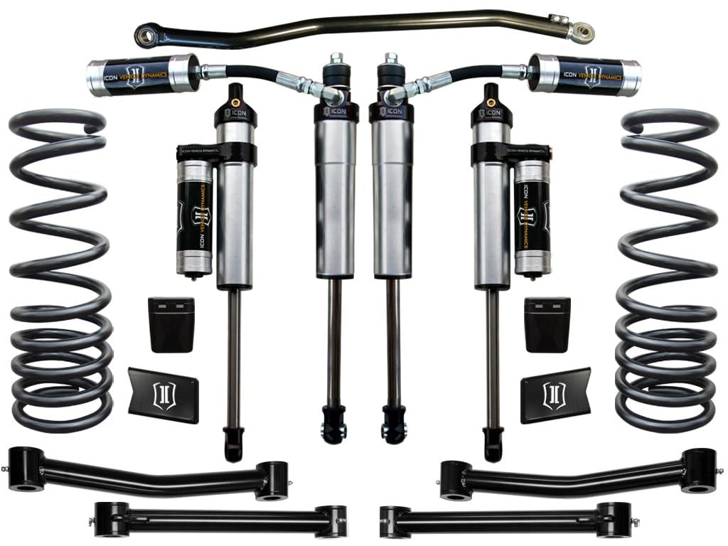 Stage 4 Suspension System, ICON 2.5" Lift Compatible with 2003-12 Ram 2500/3500 4WD, K212504T