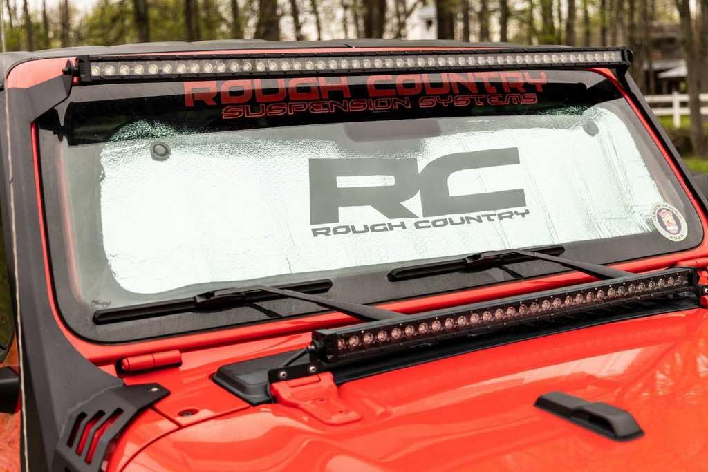 Universal Rough Country Foldable Reflective Sun Shade for Jeep