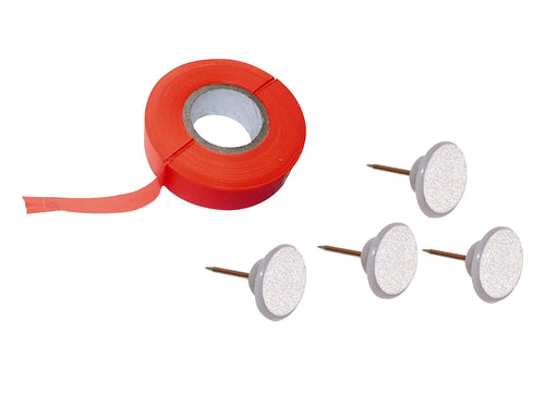 Trail Ribbon HME Products with Tacks, Orange