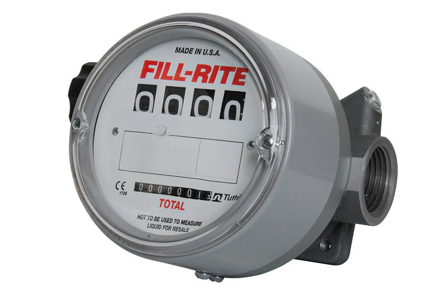 Fill-Rite High Flow/High Pressure TN860AN1CAB2GAC Rugged Application Meters, 150 PSI, 1-1/2" NPT, 6 to 60 LPM, 1-2 Viscosity Range