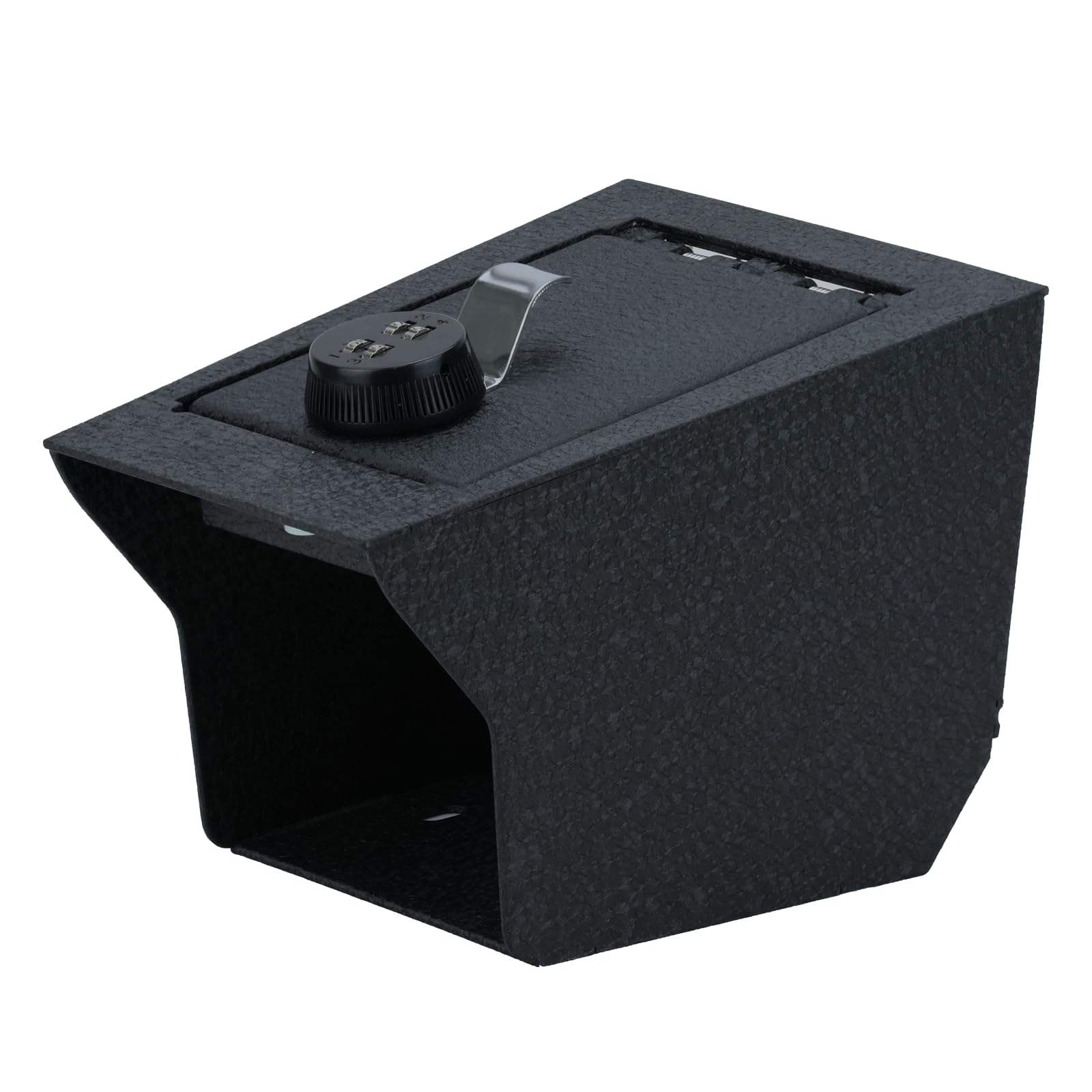 Center Console Safe Black Horse Security Lock Box, Black Gun Box Organizer, with 4 Digit Combination Resettable Lock Compatible with 2019-2023 BMW X5 -ASBX01