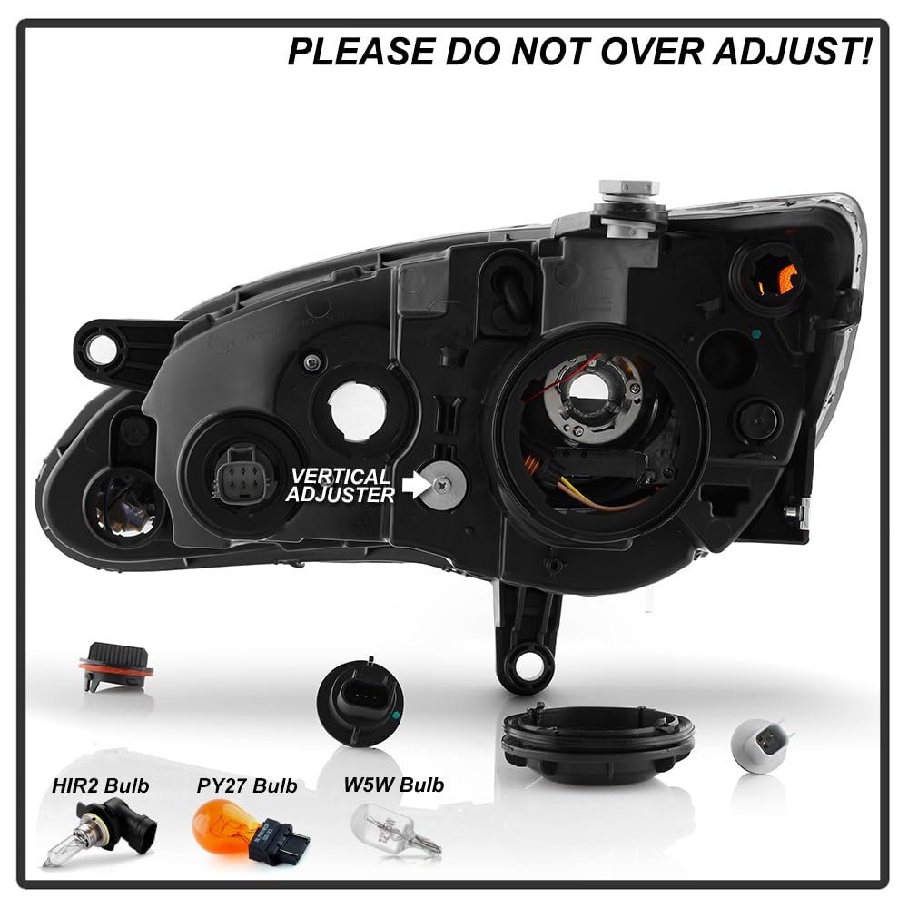 Chrysler 200 11-14 Halogen Headlight - OE Black Right Spyder (POE) CH2503275