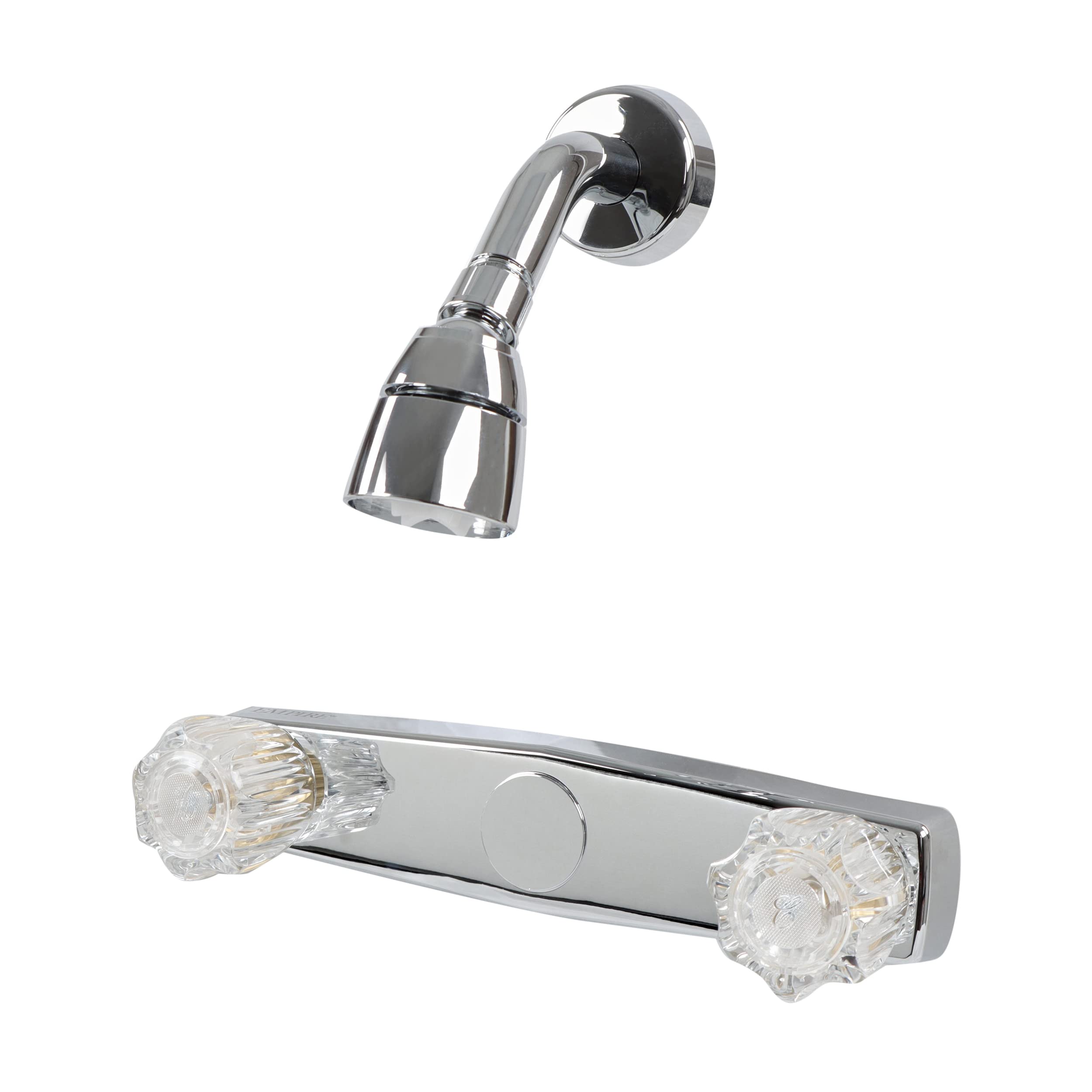 Single Lever Kitchen Faucet Empire Faucets SL2000N with Pull-Down Sprayer and Deck Plate - Brushed Nickel