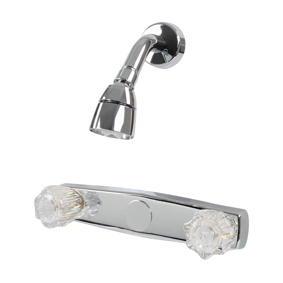 Single Lever Kitchen Faucet Empire Faucets SL2000N with Pull-Down Sprayer and Deck Plate - Brushed Nickel