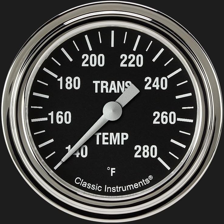 Hot Rod Classic Instruments HR327SLF 2 5/8" Transmission Temperature Gauge