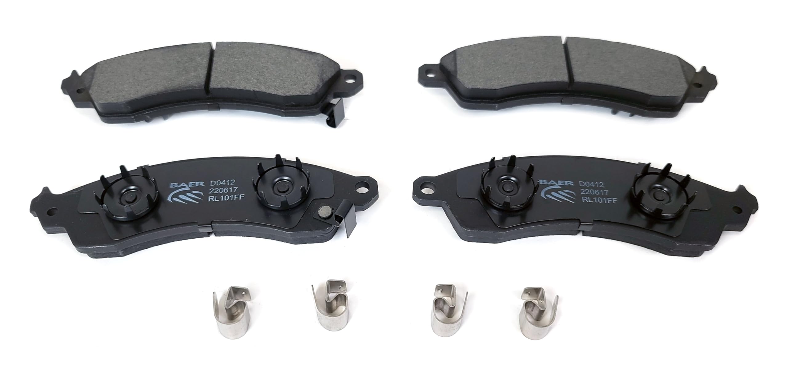 D0412 Baer Brakes Claw Brake Pads Front