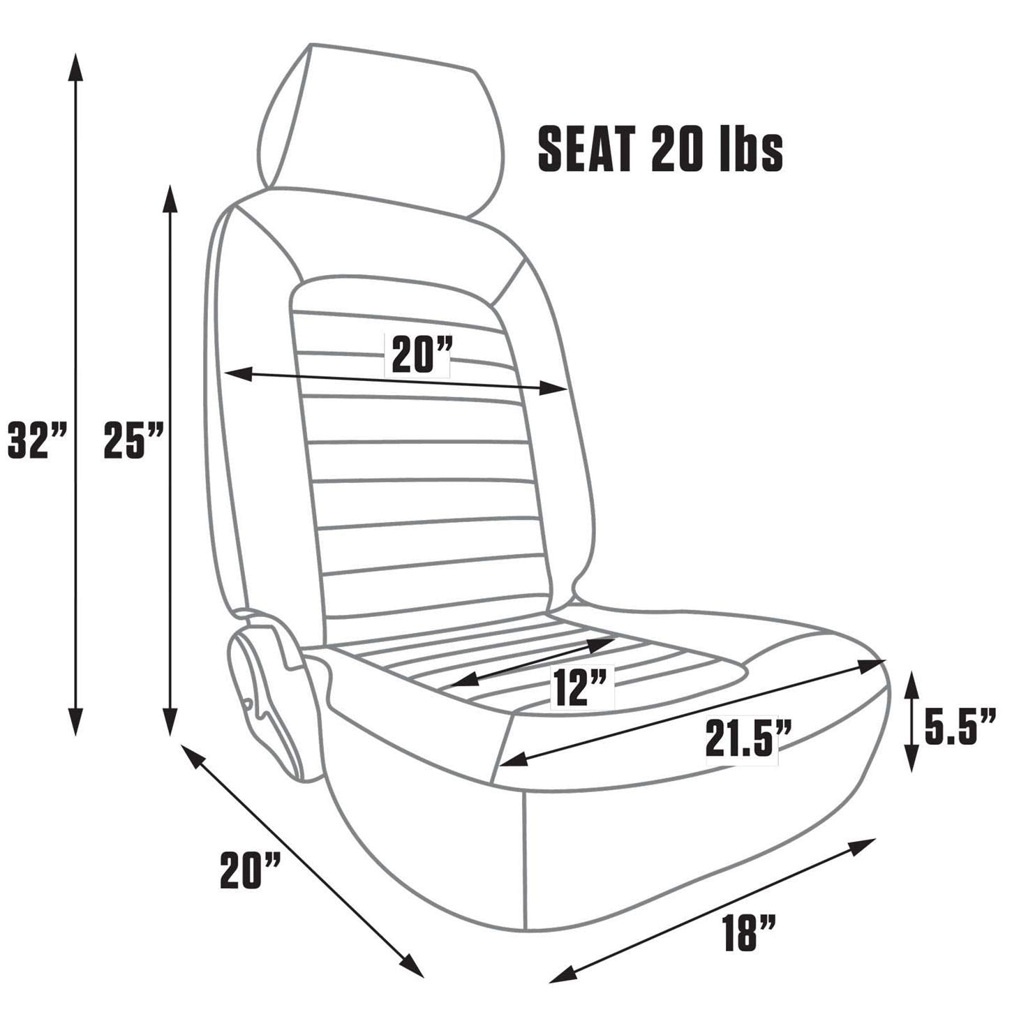 Classic Recliner Right Seat ProCar by Scat 80-1500-99R Bare Racing