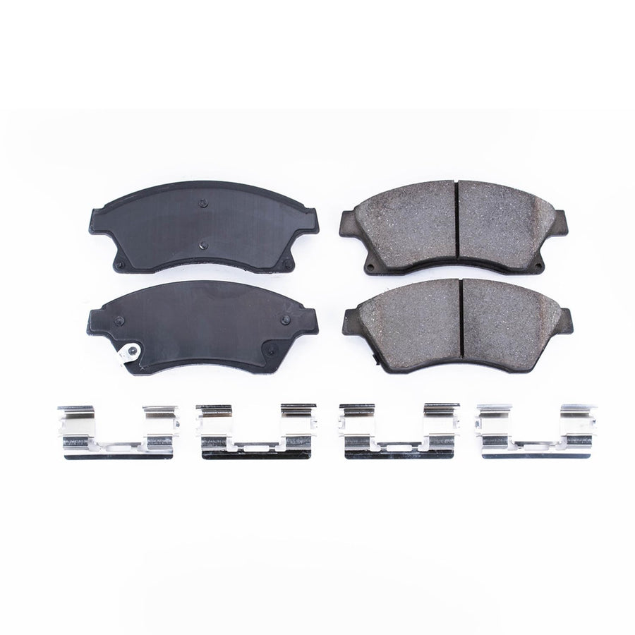 Power Stop Brake Kit Front For Chevrolet Cruze 2011-15 |Cruze Limited 2016 |Sonic 2012-17 - Ceramic Brake Pads With Installation Hardware, 17-1522