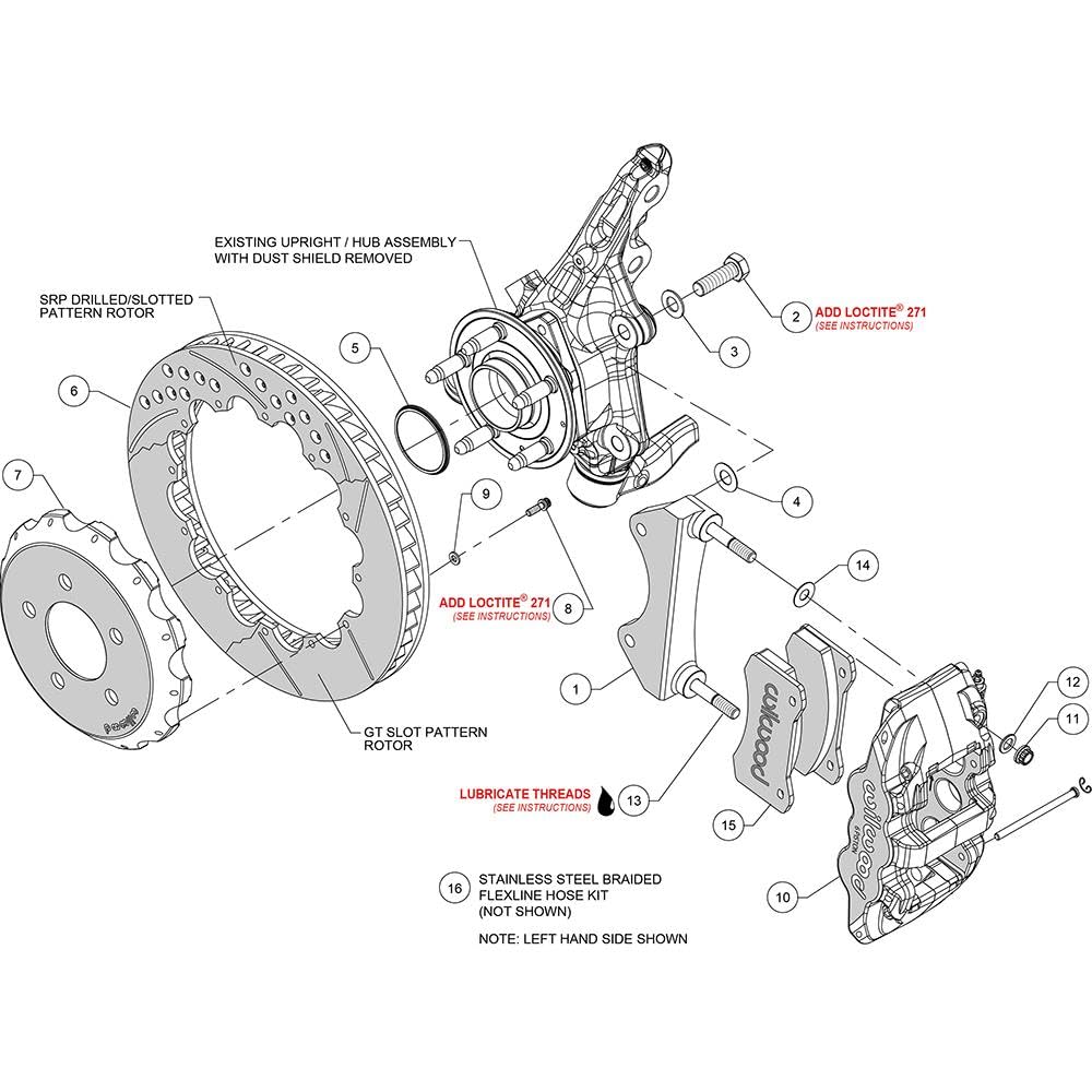 Brake Kit Wilwood 14014288R