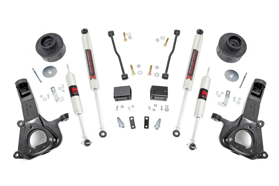 4" Rough Country Lift Kit w/ M1 Shocks for 2009-2018 Ram 1500 2WD - 30740