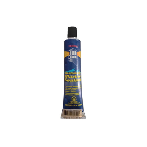 Black Sudbury 332 Elastomeric Marine Sealant, 1-Ounce