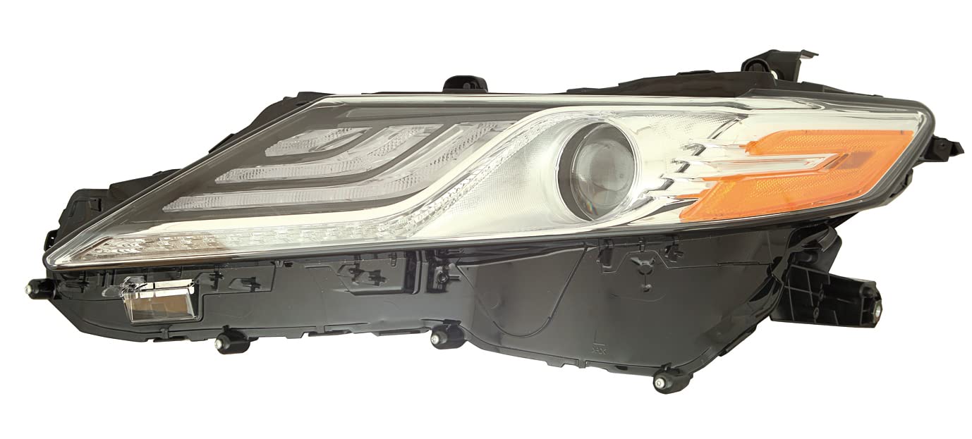 For Toyota Camry/Hybrid 19 Headlight Full LED XLE without Adaptive Chrome Bezel Driver Side | DOT Certified 81150-06D71 | TO2502278 ACK