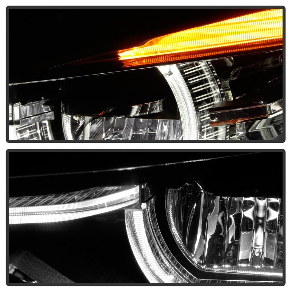 BMW F30 3 Series Spyder (Xtune) 4Dr 12-15 (Halogen Model) Full LED Projector Headlights - Chrome
