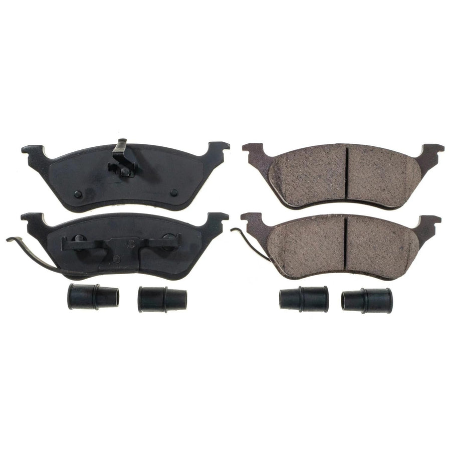 Power Stop Front Brake Kit For 2001-07 Chrysler Town & Country |Dodge Caravan 2001-07 |Grand Caravan 2001-07 - Ceramic Brake Pads With Installation Hardware, 17-858