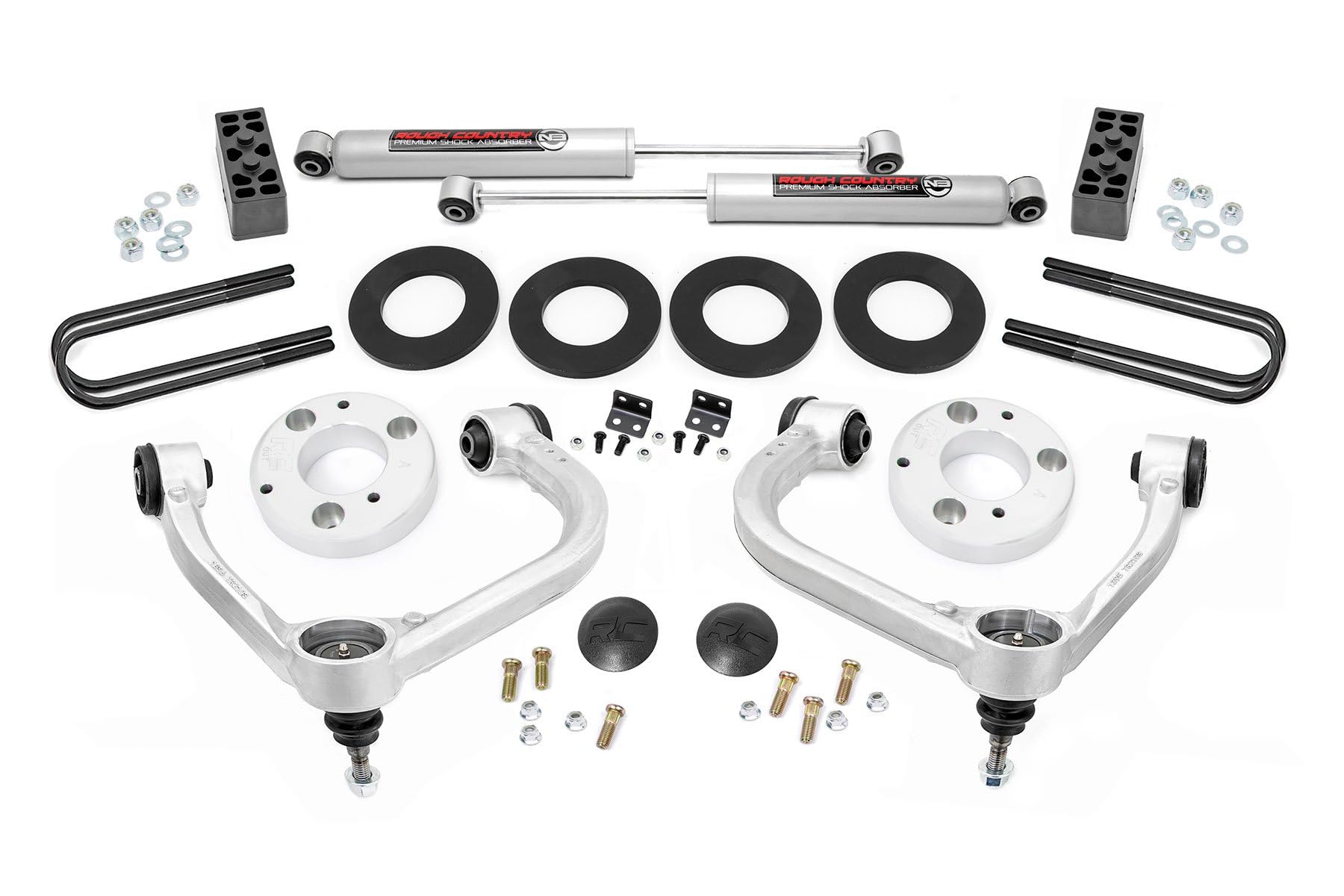 3" Rough Country Bolt-On Lift Kit for 2021-2024 Ford F-150 4WD - 41430